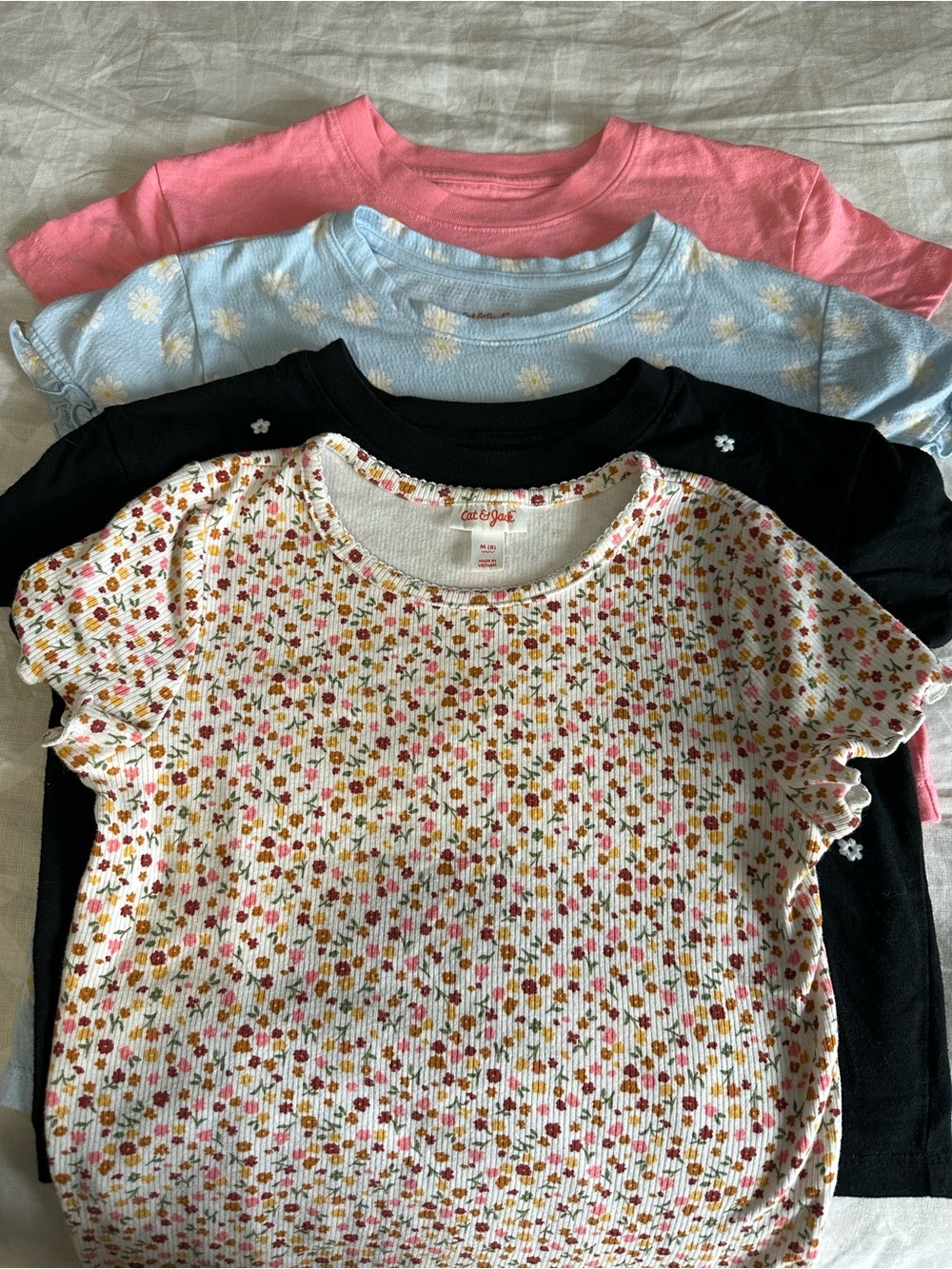 Cat & Jack Girl’s tee bundle of 4